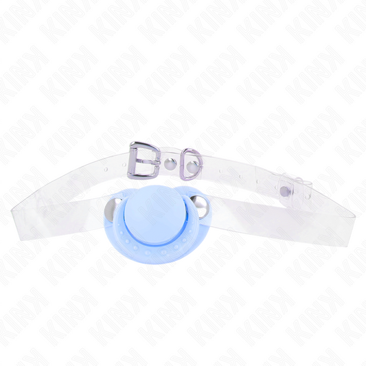 KINK - CHUPETE AZUL CLARO Fizz 5,5 x 4 CM AJUSTABLE 43-60 CM