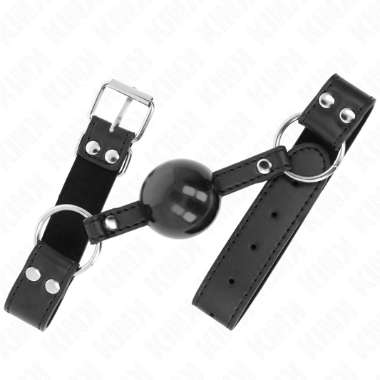 KINK - SOFT AND FIRM BALL HEAD 4 CM WITH LEATHERETTE STRAP 62 x 2.5 CM ADJUSTABLE 42-58 CM