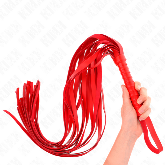 KINK - LÁTIGO ROJO CON MANGO CORTO Y COLA LARGA 70 CM
