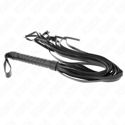 KINK - LÁTIGO NEGRO CON MANGO CORTO Y COLA LARGA 70 CM