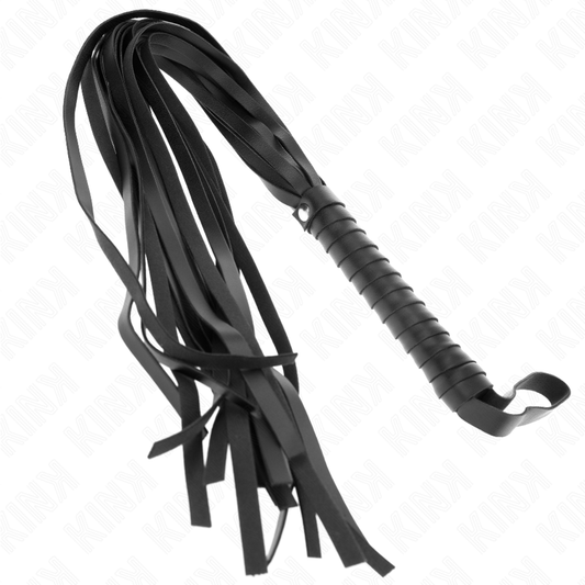 KINK - LÁTIGO NEGRO CON MANGO CORTO Y COLA LARGA 70 CM