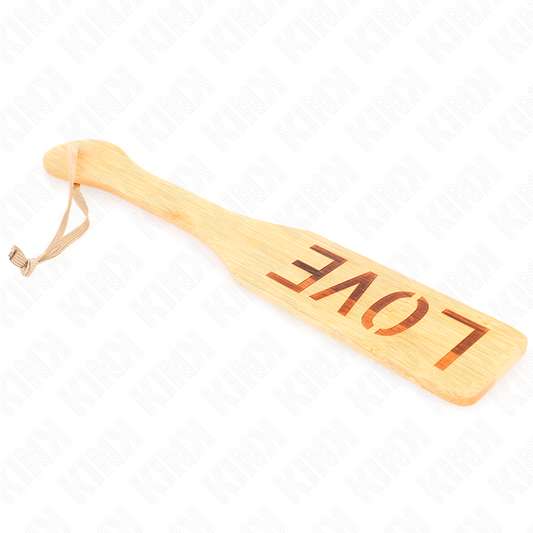 KINK - PALA DE BAMBÚ PALABRA AMOR 32 X 5,5 CM