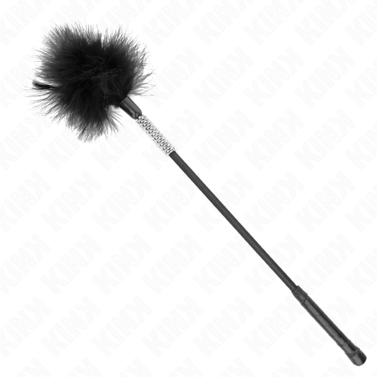 KINK - PLUMAS DE COSQUILLEO CON MANGO DE DIAMANTES 50 CM