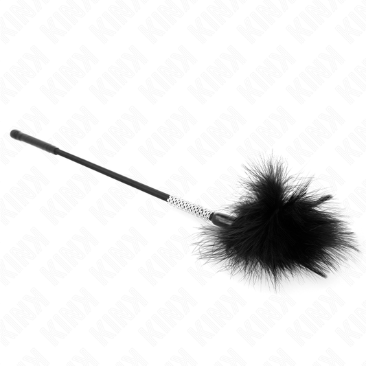 KINK - PLUMAS DE COSQUILLEO CON MANGO DE DIAMANTES 50 CM