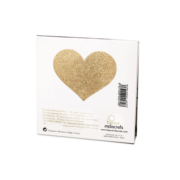 BIJOUX - INDISCRETS FLASH GOLDEN HEART NIPPELCOVER