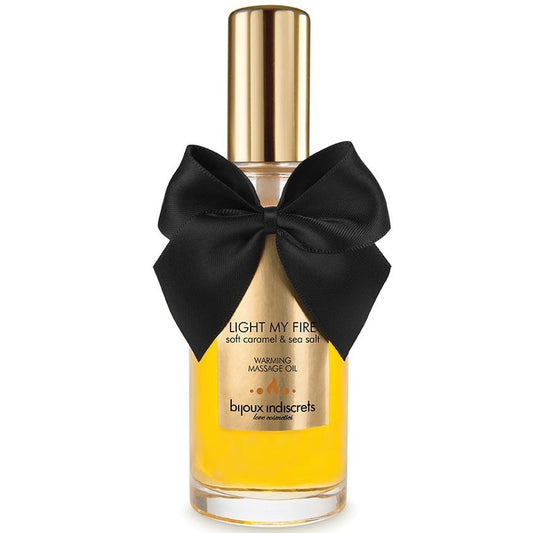 BIJOUX - ACEITE DE MASAJE EFECTO CALOR SABOR A CARAMELO
