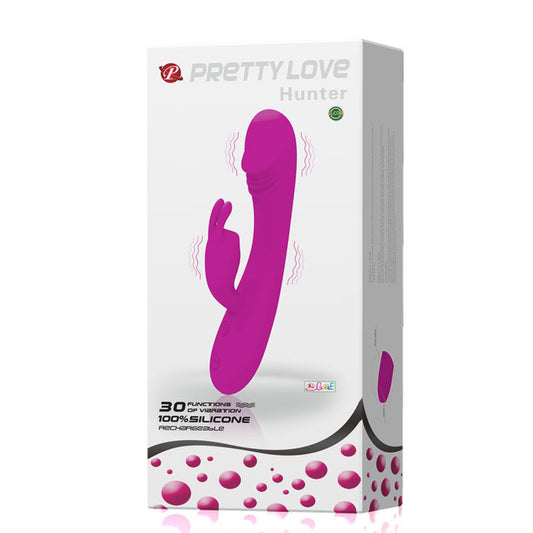 PRETTY LOVE - VIBRADOR INTELIGENTE CON RABBIT 30 MODOS HUNTER