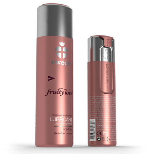 SWEDE - FRUITY LOVE LUBRICANT STRAWBERRY SPARKLING WINE 50 ML