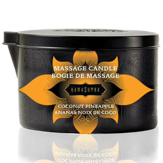 KAMASUTRA - COCONUT-PINEAPPLE MASSAGE CANDLE 170GR