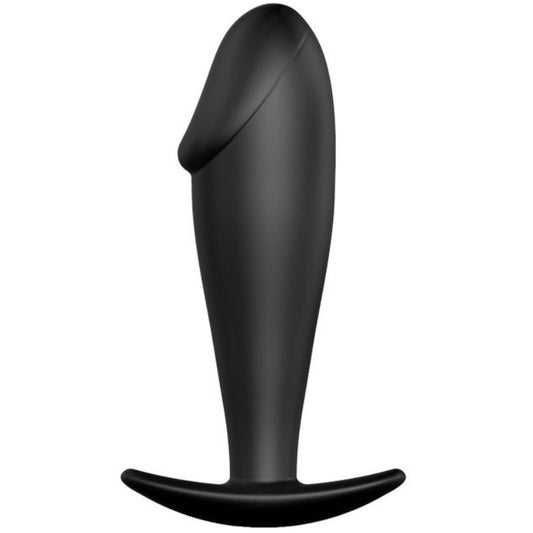 PRETTY LOVE - PLUG ANAL DE SILICONA CON MOLDE PARA PENE NEGRO