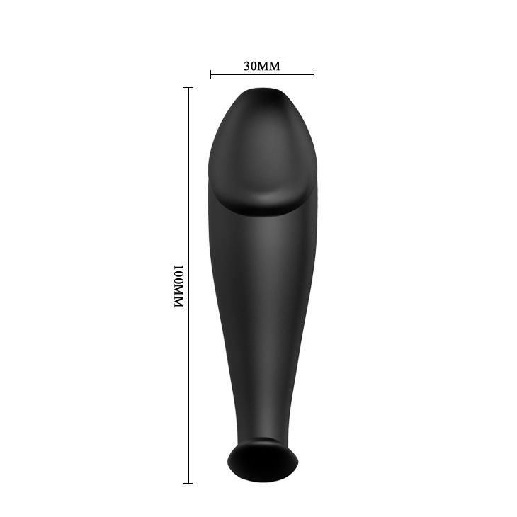 SILIKON ANAL PLUG PENIS FORM UND 12 VIBRATIONSMODI