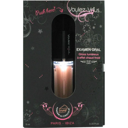 VOULEZ-VOUS - LIGHT SHINE WITH HOT/COLD EFFECT - CHOCOLATE FONDANT FLAVOR 10 ML