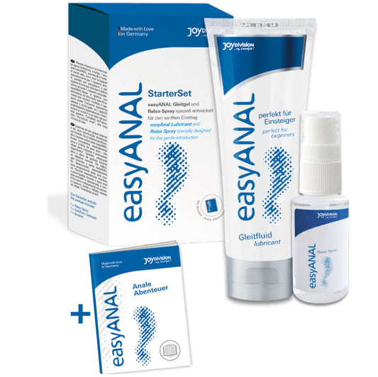 JOYDIVISION EASYANAL - SET DE INICIO ANAL SIMPLE, LUBRICANTE + SPRAY RELAJADOR