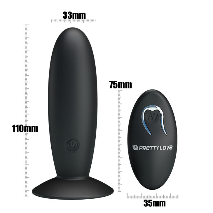 PRETTY LOVE - ANALPLUG MIT VIBRATION UND KONTROLLE