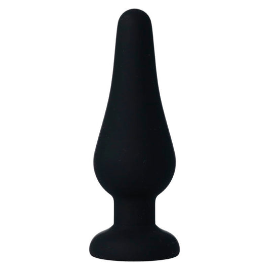 INTENSE - PLUG ANAL PIPO M SILICONA NEGRA 11 CM