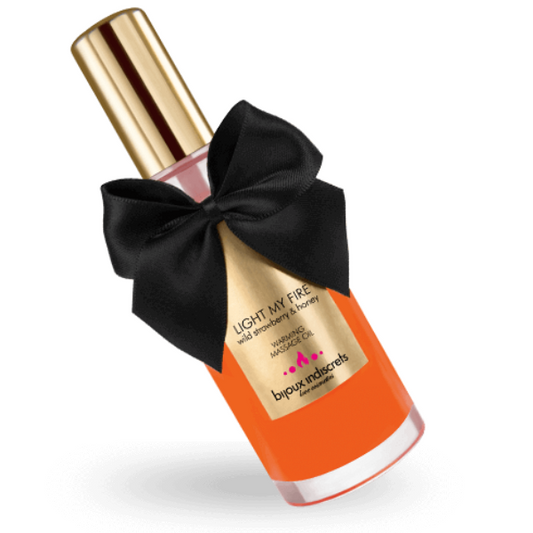 BIJOUX - ACEITE DE MASAJE EFECTO CALOR AROMA FRESA
