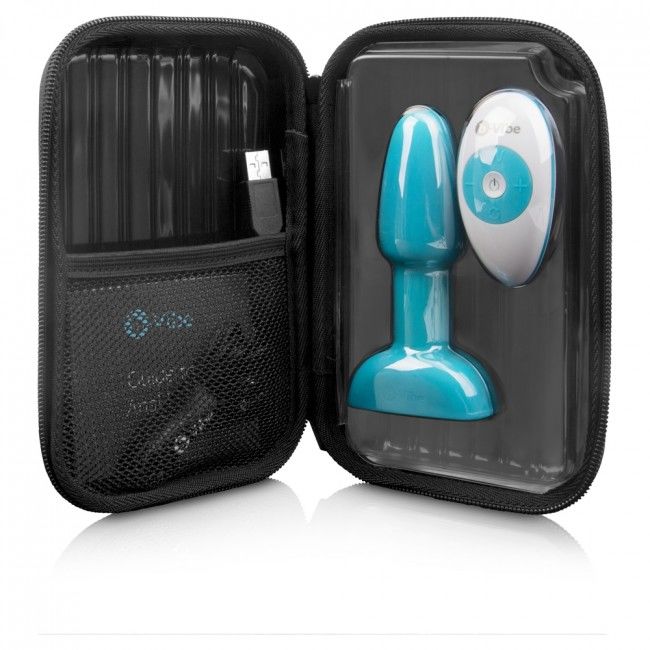RIMMING ANALPLUG MIT FERNBEDIENUNG, PETITE TEAL