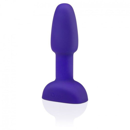 B-VIBE - PLUG ANAL RIMMING CON CONTROL REMOTO PETITE LILA