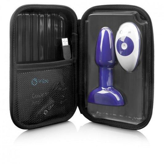 B-VIBE - PLUG ANAL RIMMING CON CONTROL REMOTO PETITE LILA