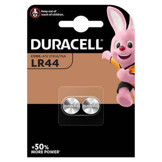 DURACELL - PILA LR44 1.5V 2 UNIDADES