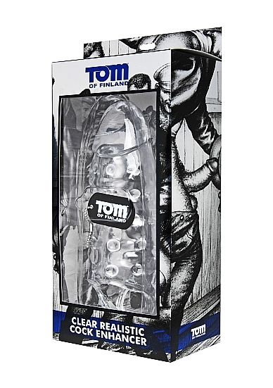 TOM OF FINLAND - POTENCIADOR DE PENE TRANSPARENTE Y REALISTA