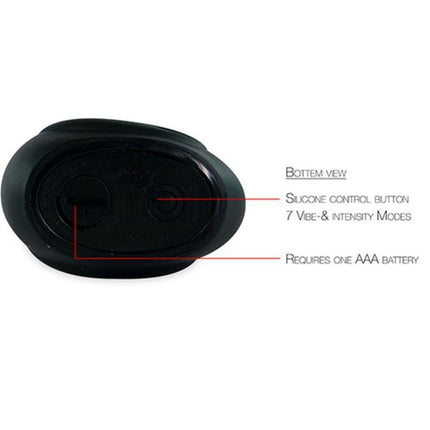 BIG TEASE TOYS - PATO VIBRADOR CLÁSICO I RUB MY DUCKIE NEGRO