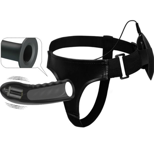 PRETTY LOVE - MARVIN STRAP-ON WITH VIBRATION AND HOLLOW DILDO