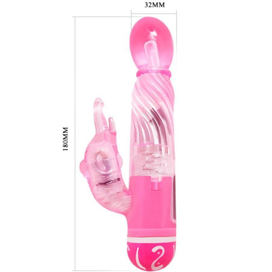 BAILE - VIBRADOR MULTIVELOCIDAD CON ESTIMULADOR LILAS