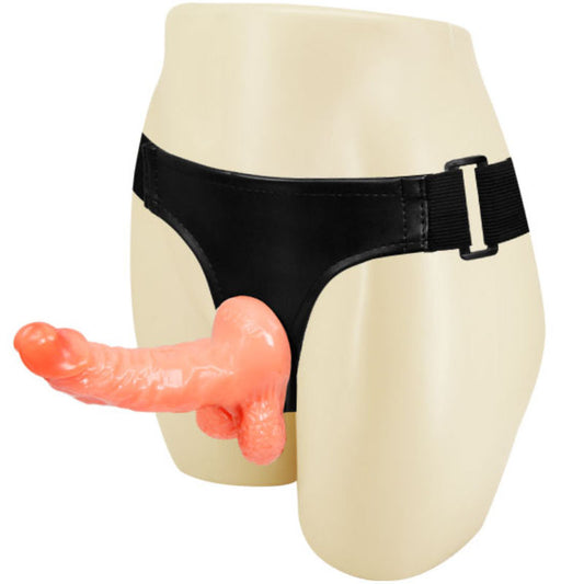 BAILE - STRAP WITH REALISTIC PENIS AND ULTRA PASSIONATE ADJUSTABLE PANTIES 15.5 CM