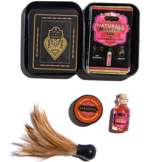 KAMASUTRA - WEEKENDER CAN KIT STRAWBERRY DREAMS STRAWBERRY