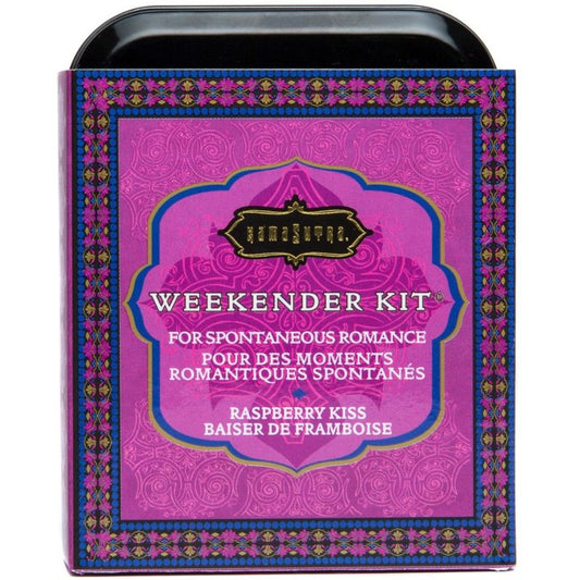 KAMASUTRA - KIT DE LATA DE FIN DE SEMANA FRAMBUESA BESO FRAMBUESA