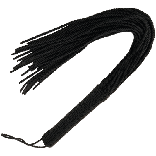OSCURIDAD - LÁTIGO DE BONDAGE NEGRO 50CM