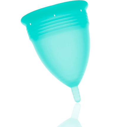 STERCUP - COPA MENSTRUAL DE SILICONA FDA AGUAMARINA - TALLA L