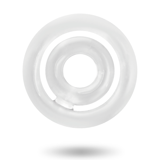 JUGUETES ADICTO - ANILLO C DE POTENCIA PARA EL PENE TRANSPARENTE