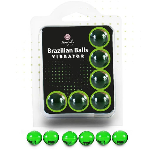 SECRETPLAY - SET OF 6 BRAZILIAN BULLET VIBRATORS