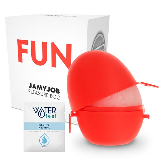 JAMYJOB - EGG MASTURBATOR RED EDITION DISCRETE