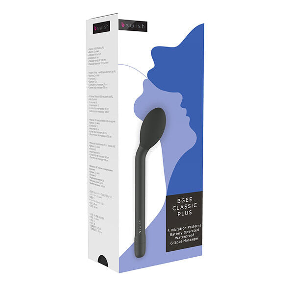 B SWISH - BGEE CLASSIC PLUS SCHWARZES MASSAGEGERÄT