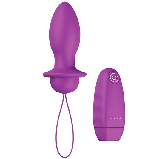 BFILLED CLASSIC VIBRATION PLUG - WITH REMOTE CONTROL