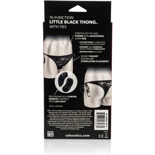 CALEXOTICS - 10-FUNCTION THONG WITH STRAP