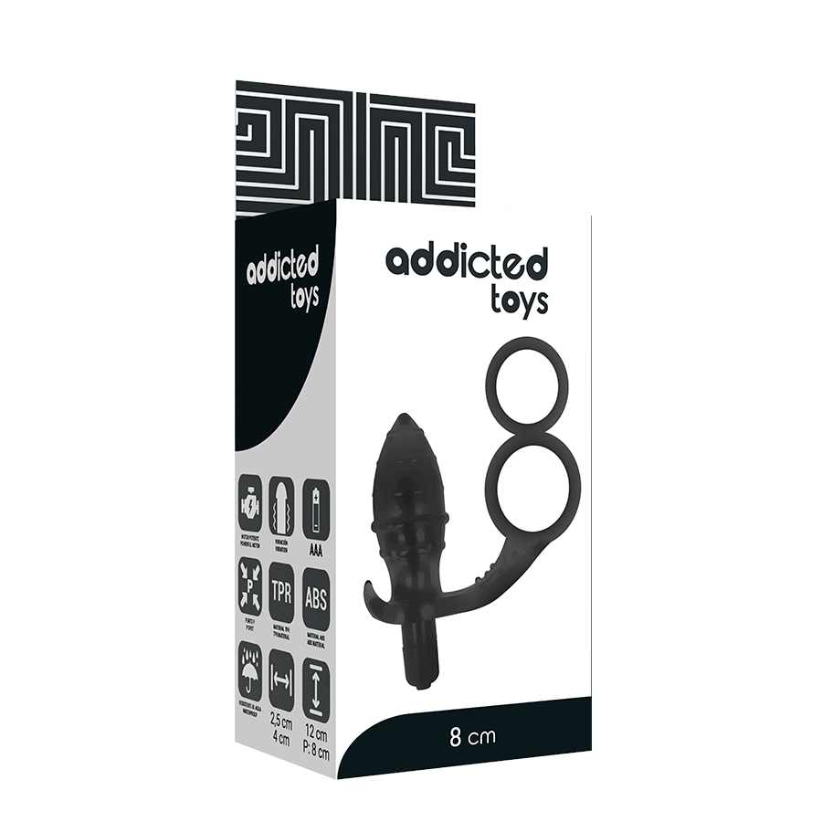 ANALPLUG MIT DOPPELTEM RING