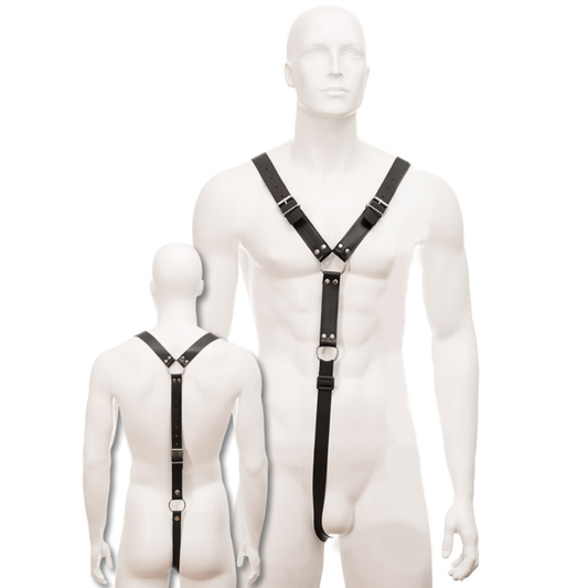 CUERPO DE CUERO - CINTURÓN HOMBRE NEGRO