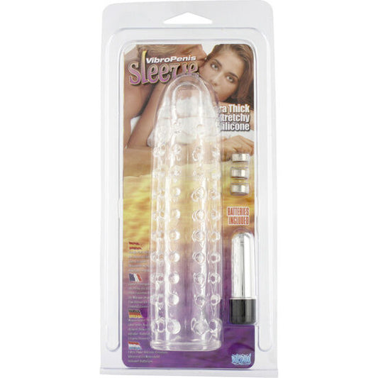 SIETE CREACIONES - FUNDAS PARA EL PENE CON VIBRACIÓN TRANSPARENTE