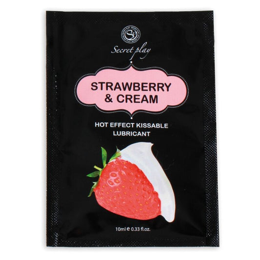 SECRETPLAY - SINGLE-DOSE LUBRICANT STRAWBERRY & CREAM 10 ML