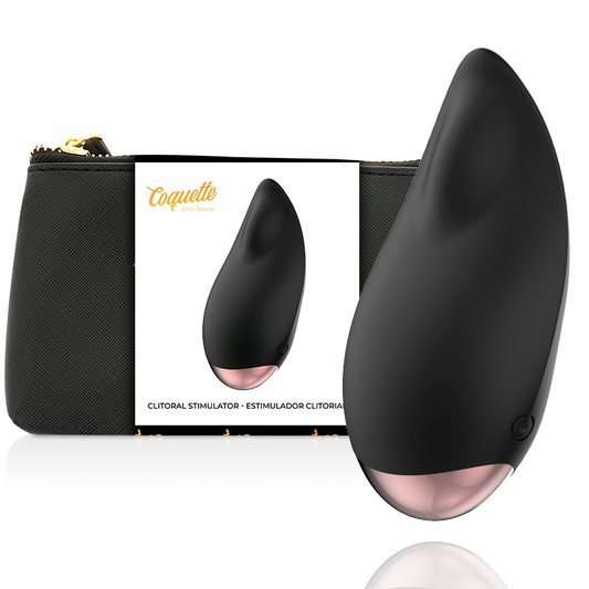 COQUETTE CHIC DESIRE - ESTIMULADOR CLÍTORIAL NEGRO/DORADO