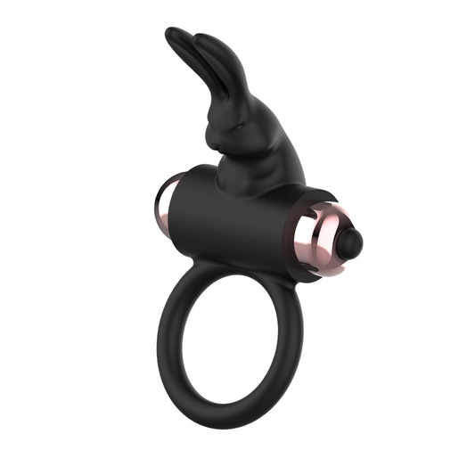 COQUETTE CHIC DESIRE - COCKRING WITH VIBRATOR BLACK/GOLD