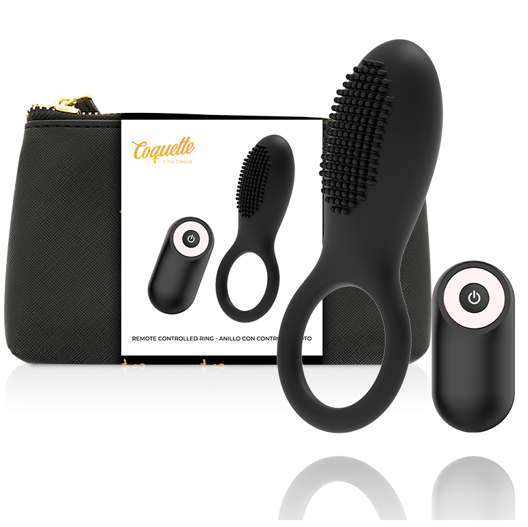 COQUETTE CHIC DESIRE - COCKRING FERNBEDIENUNG SCHWARZ/GOLD