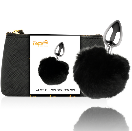COQUETTE CHIC DESIRE - PLUG ANAL DE METAL TAMAÑO L 2.8 X 4.1 CM