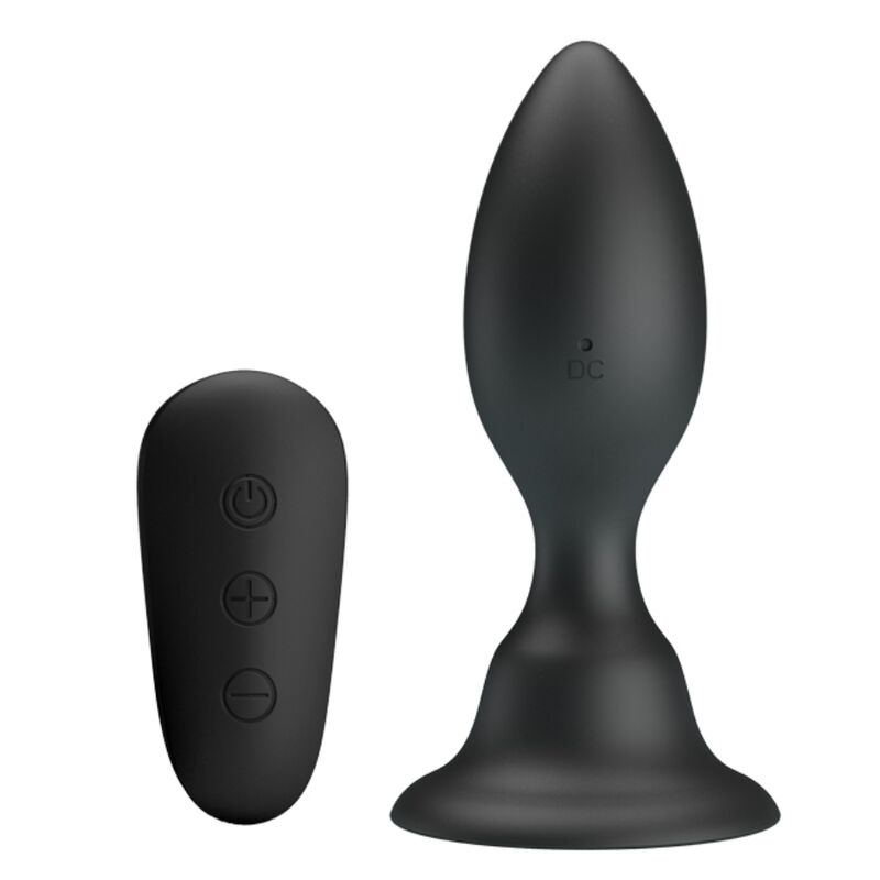 ANALSTECKER MIT VIBRATION - MIT FERNBEDIENUNG
