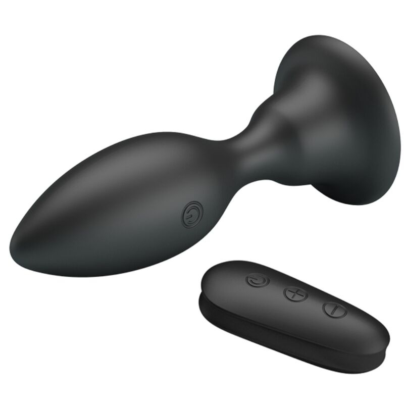 ANALSTECKER MIT VIBRATION - MIT FERNBEDIENUNG
