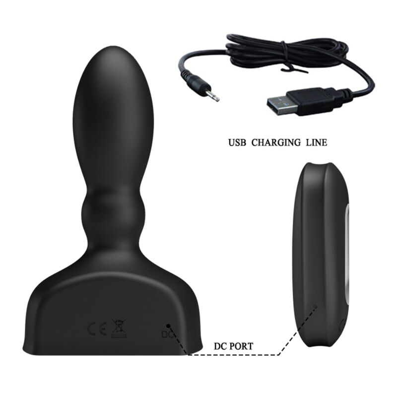 MR PLAY - AUFBLASBARER ANALSTECKER MIT FERNBEDIENUNG